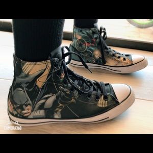 Converse High Top DC Comics Batman  Black